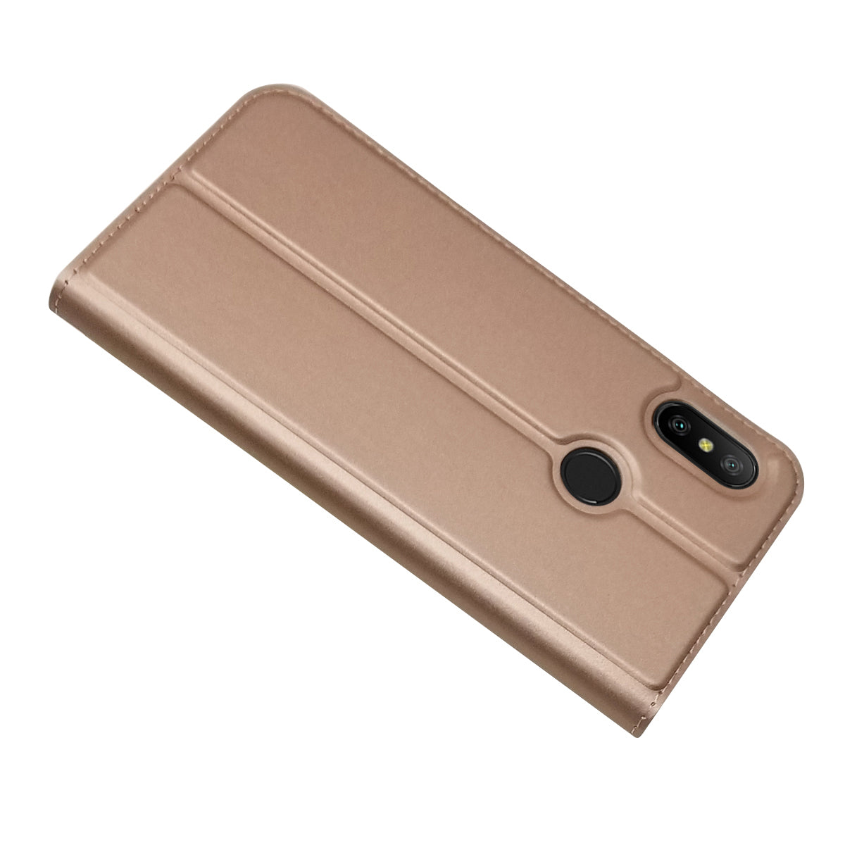 Auto-absorbed Leather Stand Case with Card Slot for Xiaomi Mi A2 Lite / Redmi 6 Pro