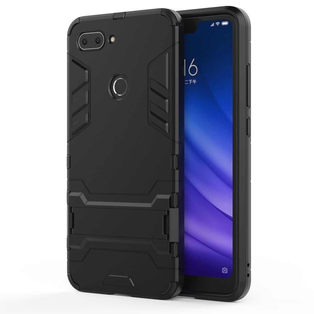 Cool Guard Kickstand PC TPU Hybrid Case for Xiaomi Mi 8 Lite / Xiaomi Mi 8 Youth (Mi 8X)