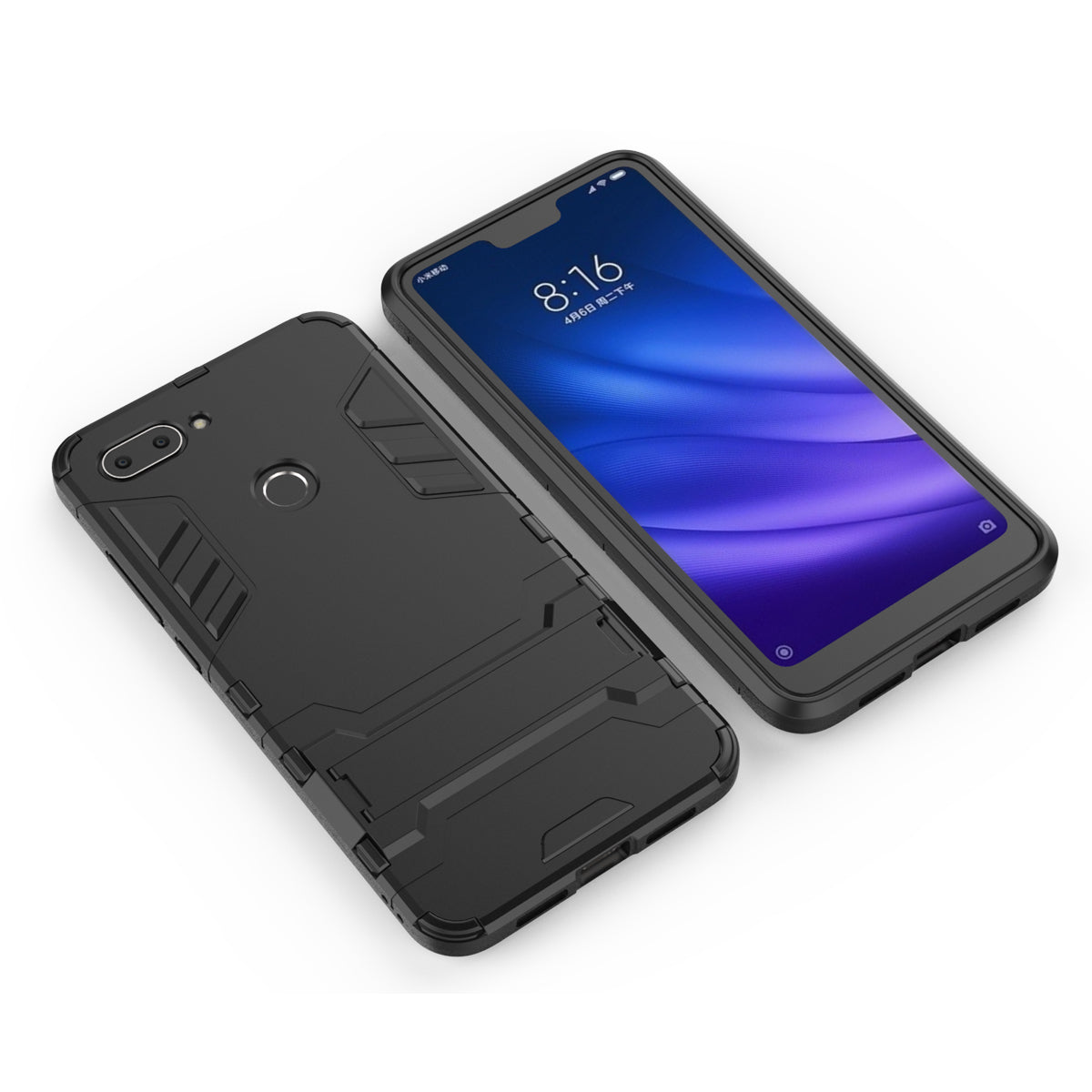 Cool Guard Kickstand PC TPU Hybrid Case for Xiaomi Mi 8 Lite / Xiaomi Mi 8 Youth (Mi 8X)