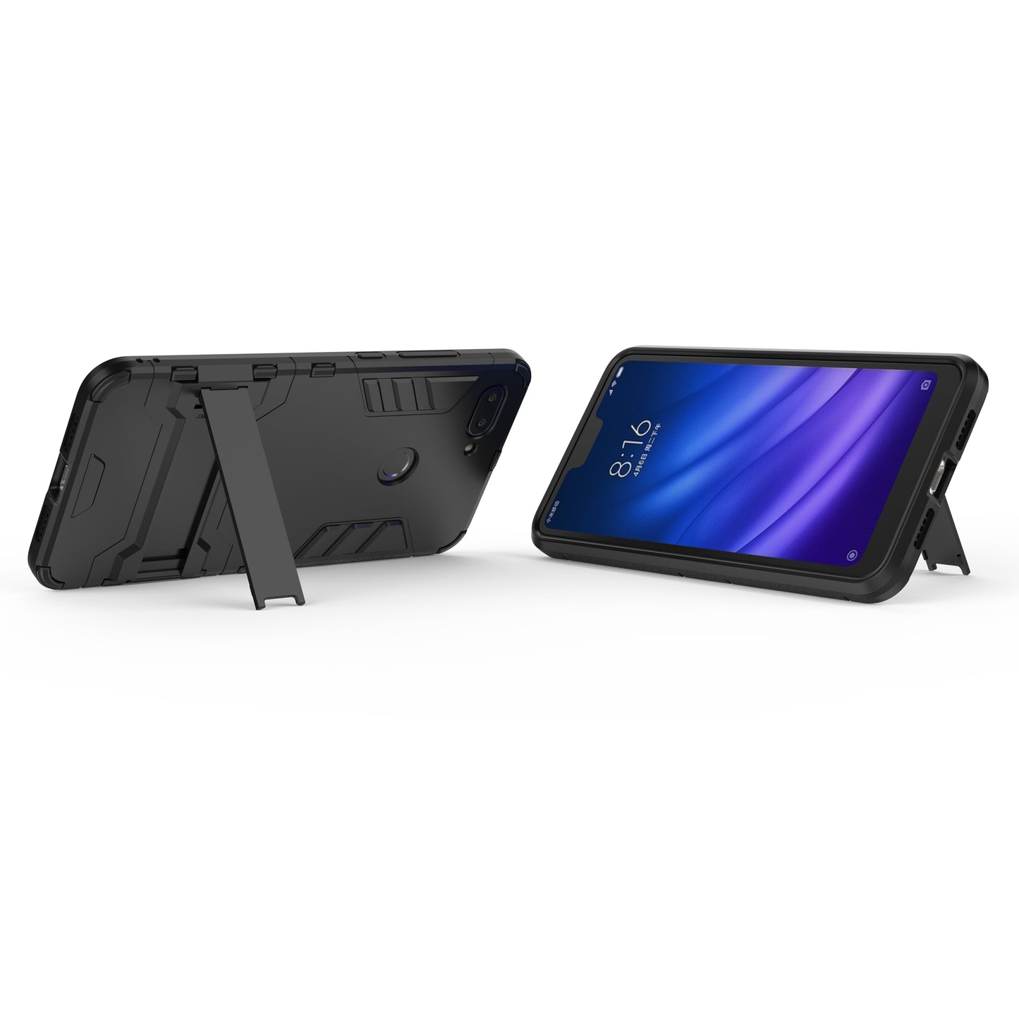 Cool Guard Kickstand PC TPU Hybrid Case for Xiaomi Mi 8 Lite / Xiaomi Mi 8 Youth (Mi 8X)