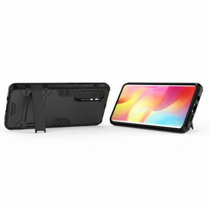 2 in 1 PC + TPU Hybrid Mobile Shell with Kickstand for Xiaomi Mi Note 10 Lite