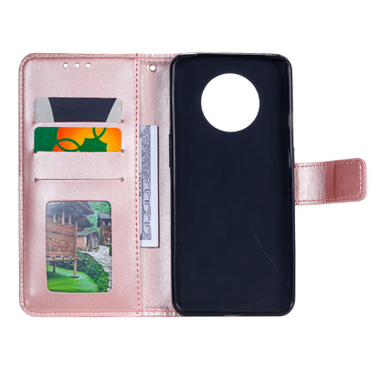 Imprinted Mandala Flower Stand Wallet Leather Case with Lanyard for Xiaomi Redmi Redmi Note 9 5G/Note 9T 5G