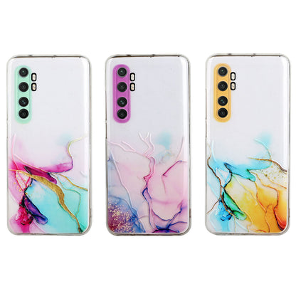 Precise Hole Opening Marble Pattern Soft TPU Case for Xiaomi Mi Note 10 Lite