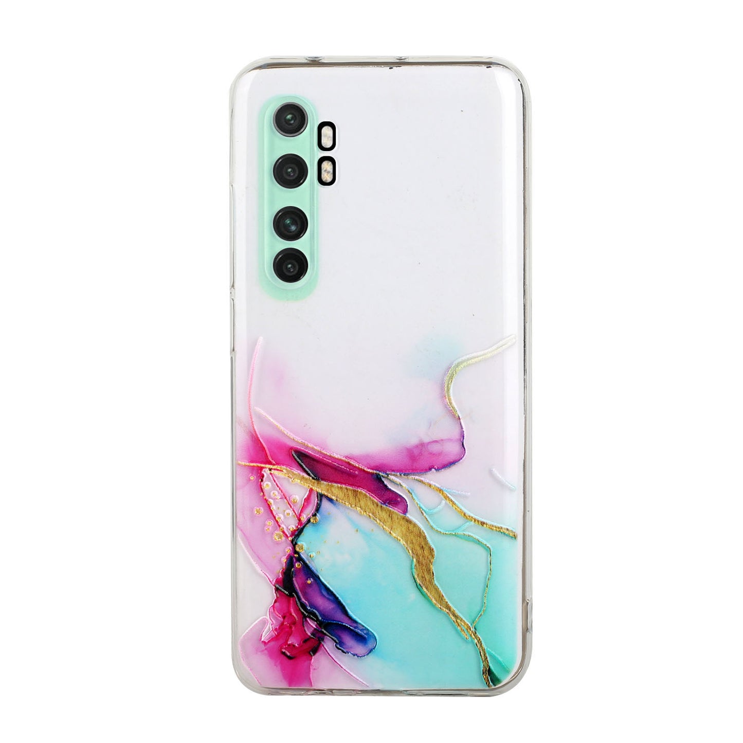 Precise Hole Opening Marble Pattern Soft TPU Case for Xiaomi Mi Note 10 Lite