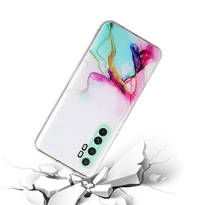 Precise Hole Opening Marble Pattern Soft TPU Case for Xiaomi Mi Note 10 Lite