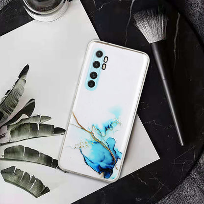 Precise Hole Opening Marble Pattern Soft TPU Case for Xiaomi Mi Note 10 Lite