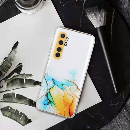 Precise Hole Opening Marble Pattern Soft TPU Case for Xiaomi Mi Note 10 Lite