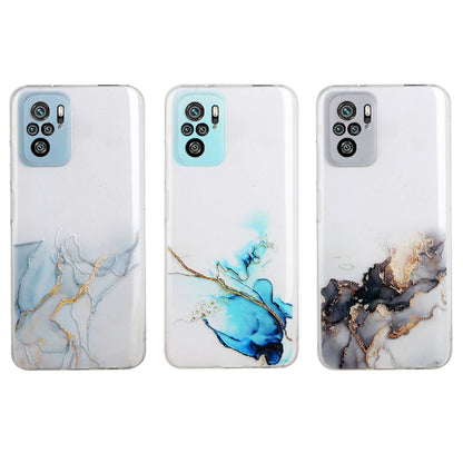 [Precise Hole Opening Design] Marble Pattern Soft TPU Case for Xiaomi Redmi Note 10 4G / Redmi Note 10S / Poco M5s 4G