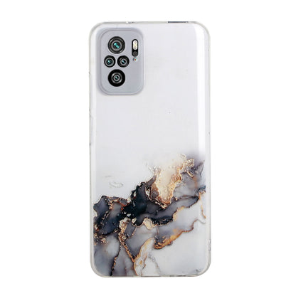 [Precise Hole Opening Design] Marble Pattern Soft TPU Case for Xiaomi Redmi Note 10 4G / Redmi Note 10S / Poco M5s 4G