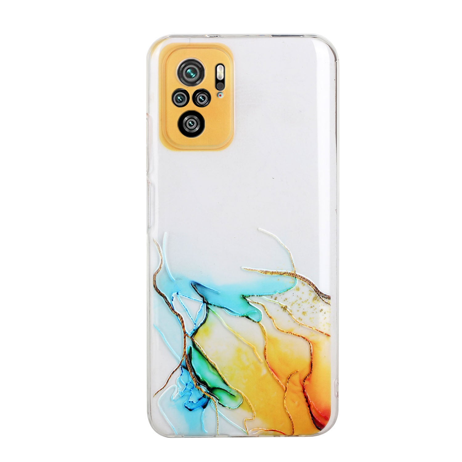 [Precise Hole Opening Design] Marble Pattern Soft TPU Case for Xiaomi Redmi Note 10 4G / Redmi Note 10S / Poco M5s 4G