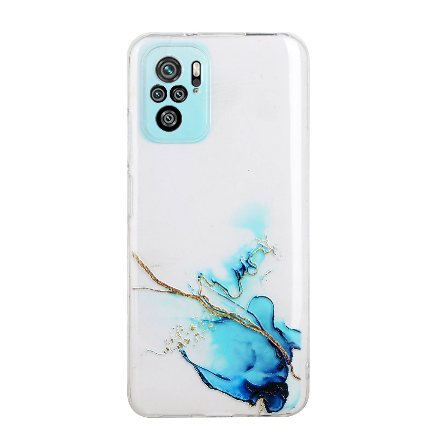 [Precise Hole Opening Design] Marble Pattern Soft TPU Case for Xiaomi Redmi Note 10 4G / Redmi Note 10S / Poco M5s 4G