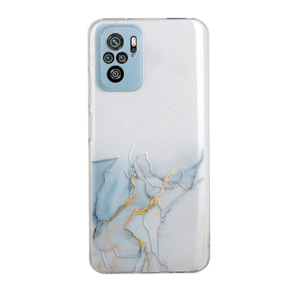 [Precise Hole Opening Design] Marble Pattern Soft TPU Case for Xiaomi Redmi Note 10 4G / Redmi Note 10S / Poco M5s 4G