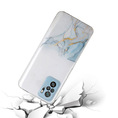 [Precise Hole Opening Design] Marble Pattern Soft TPU Case for Xiaomi Redmi Note 10 4G / Redmi Note 10S / Poco M5s 4G