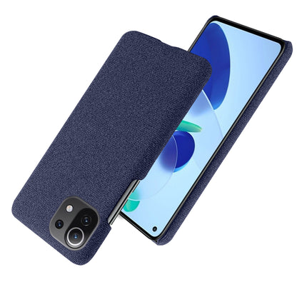 Cloth Texture Plastic Back Case for Xiaomi Mi 11 Lite 4G / 5G / 11 Lite 5G NE