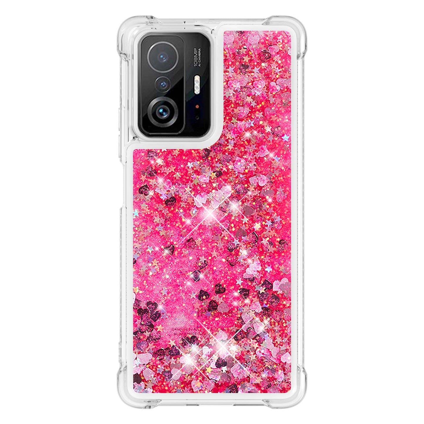 Colorful Quicksand Series Flowing Liquid Floating Soft TPU Phone Case for Xiaomi 11T / 11T Pro