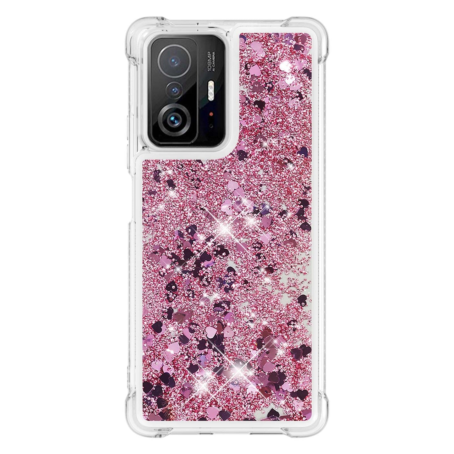 Colorful Quicksand Series Flowing Liquid Floating Soft TPU Phone Case for Xiaomi 11T / 11T Pro