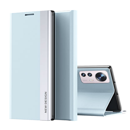 Magnetic Absorption PU Leather + PC Foldable Stand Phone Case Shell for Xiaomi 12 Pro 5G / 12S Pro 5G /12 Pro (Dimensity) 5G