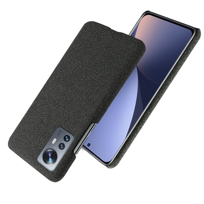 For Xiaomi 12 Pro 5G / 12S Pro 5G /12 Pro (Dimensity) 5G Ultra Thin Hard PC + Cloth Surface Fingerprint Resistant Cover Shell