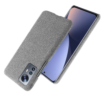 For Xiaomi 12 Pro 5G / 12S Pro 5G /12 Pro (Dimensity) 5G Ultra Thin Hard PC + Cloth Surface Fingerprint Resistant Cover Shell