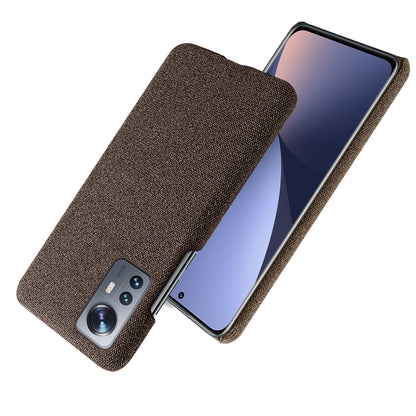 For Xiaomi 12 Pro 5G / 12S Pro 5G /12 Pro (Dimensity) 5G Ultra Thin Hard PC + Cloth Surface Fingerprint Resistant Cover Shell