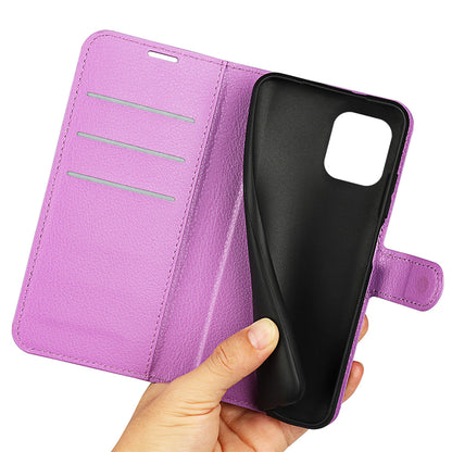 For Nokia G11/G21 PU Leather Stand Phone Cover Anti-drop Protection Litchi Texture Wallet Case