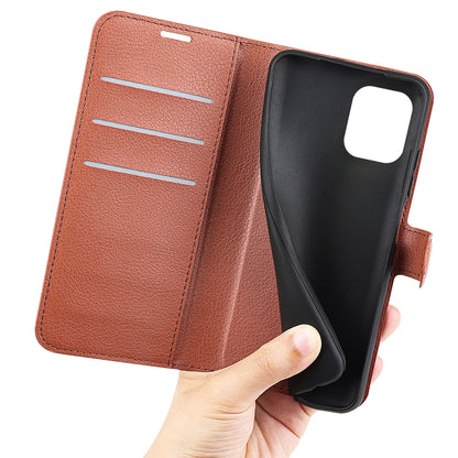 For Nokia G11/G21 PU Leather Stand Phone Cover Anti-drop Protection Litchi Texture Wallet Case