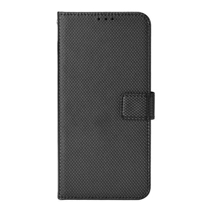 For Xiaomi Mi Note 10 Lite Diamond Texture Folding Stand PU Leather Case Magnetic Closure Wallet Flip Cover with Strap