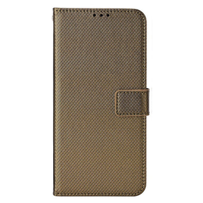 For Xiaomi Mi Note 10 Lite Diamond Texture Folding Stand PU Leather Case Magnetic Closure Wallet Flip Cover with Strap