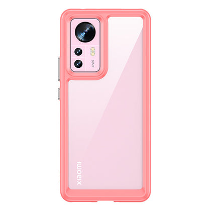 For Xiaomi 12 Pro 5G/12S Pro 5G/12 Pro (Dimensity) 5G Independent PC Buttons Phone Case TPU + Acrylic Hybrid Protective Cover