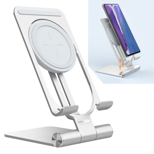 NILLKIN PowerHold 2 in 1 Collapsible Mini Wireless Charging Stand Desktop Bracket