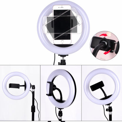 Selfie Flash Ring Light Mobile Phone Holder LED Camera Mount Long Arm USB Stand