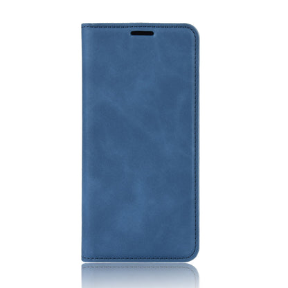 Silky Touch Auto-absorbed Leather Wallet Mobile Casing for ZTE Blade A5 2020 / A51 Lite