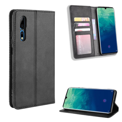 Vintage Style Wallet Leather Stand Case for ZTE Axon 10 Pro/Axon 10 Pro 5G/A2020 Pro