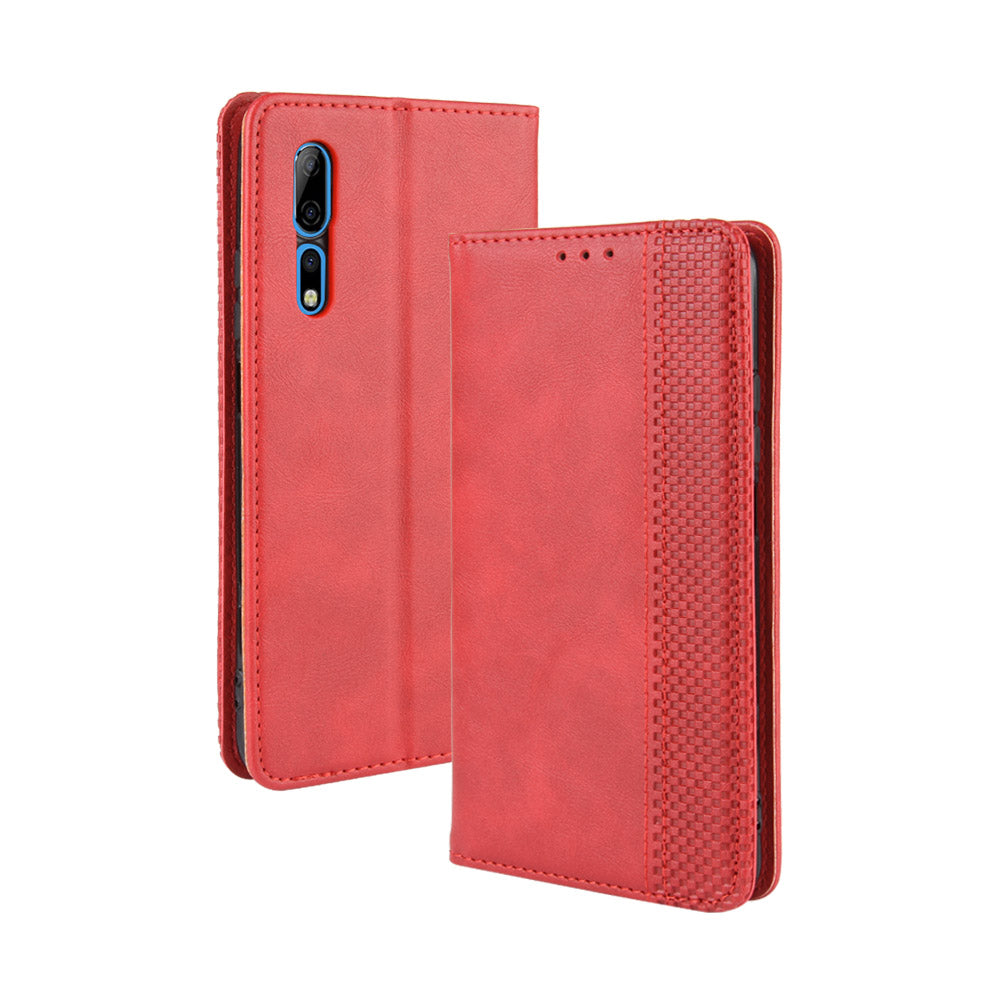 Vintage Style Wallet Leather Stand Case for ZTE Axon 10 Pro/Axon 10 Pro 5G/A2020 Pro