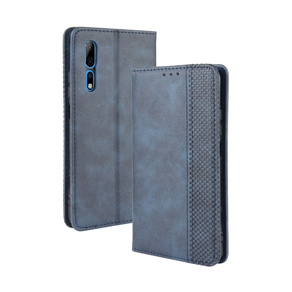 Vintage Style Wallet Leather Stand Case for ZTE Axon 10 Pro/Axon 10 Pro 5G/A2020 Pro