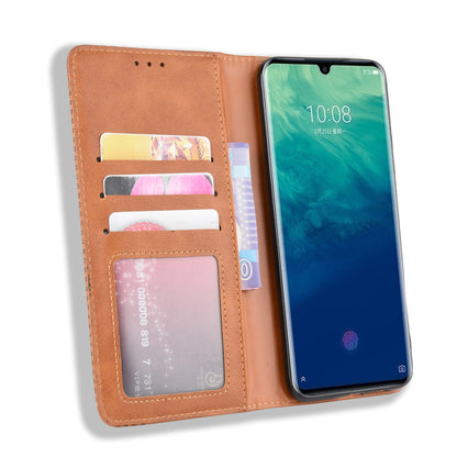 Vintage Style Wallet Leather Stand Case for ZTE Axon 10 Pro/Axon 10 Pro 5G/A2020 Pro