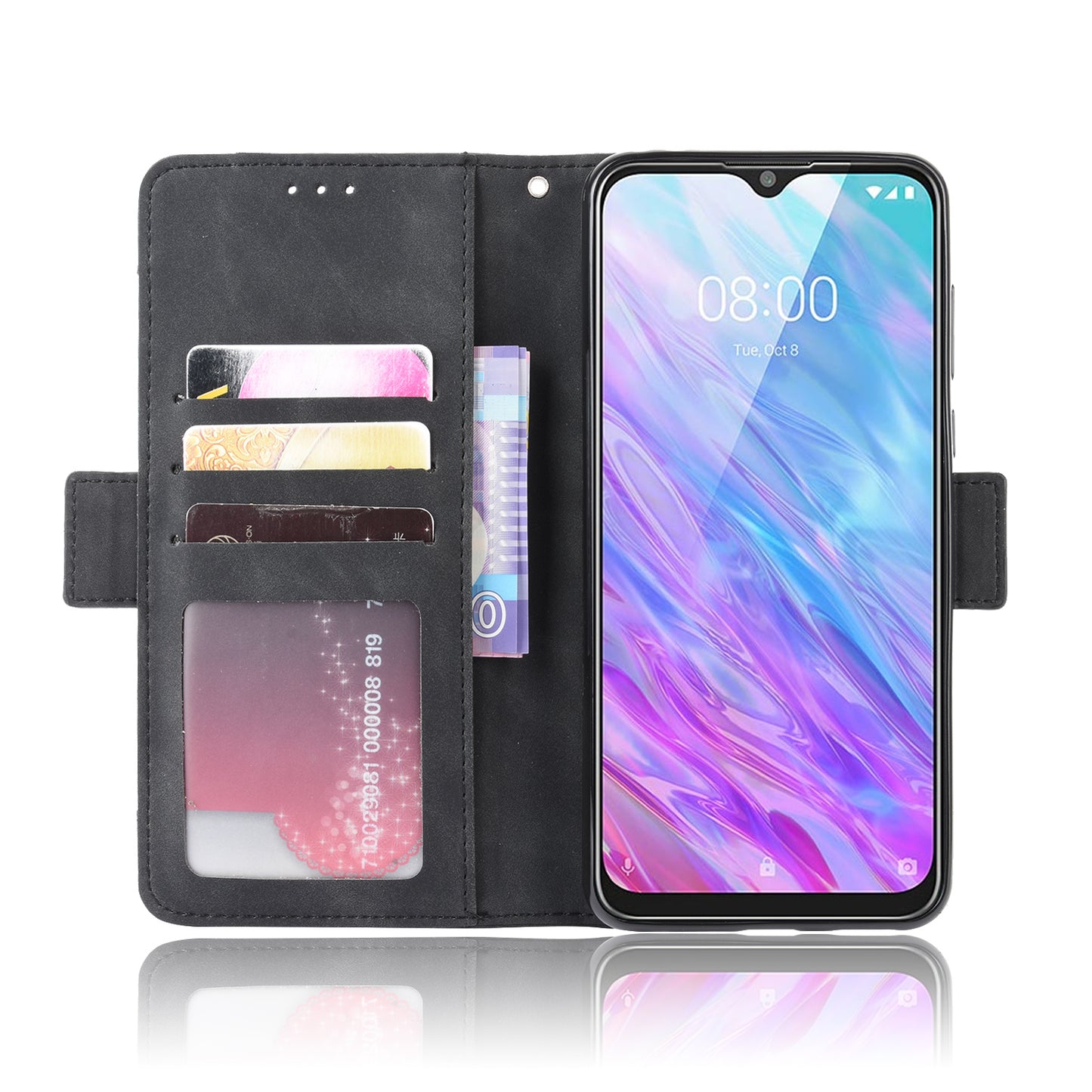 Multi-slot Wallet Stand Flip Leather Protective Case for ZTE Blade 20 / Zmax 10 / Z6250