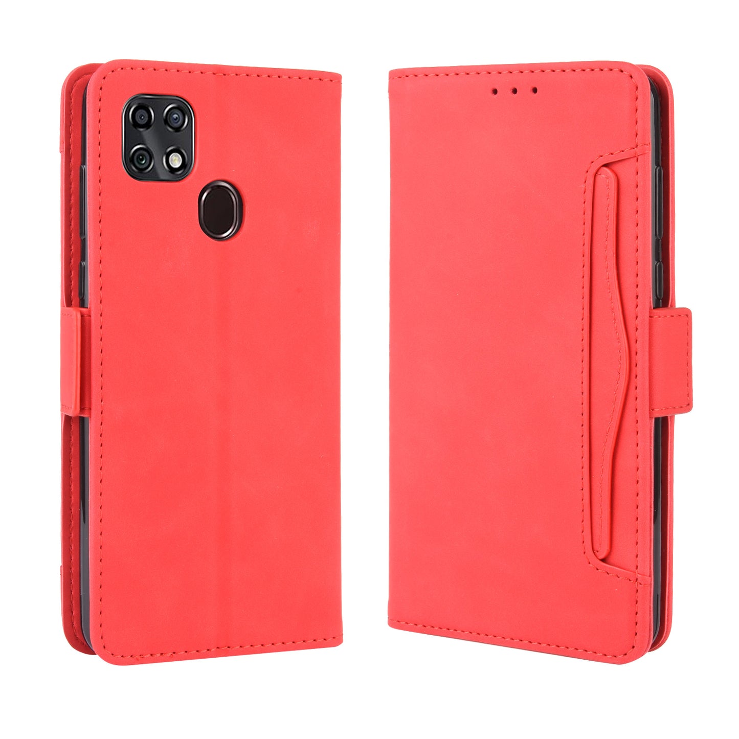 Multi-slot Wallet Stand Flip Leather Protective Case for ZTE Blade 20 / Zmax 10 / Z6250