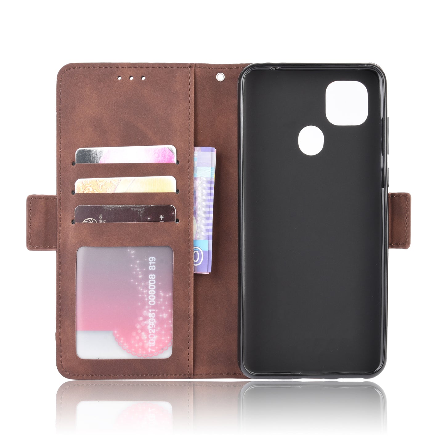 Multi-slot Wallet Stand Flip Leather Protective Case for ZTE Blade 20 / Zmax 10 / Z6250