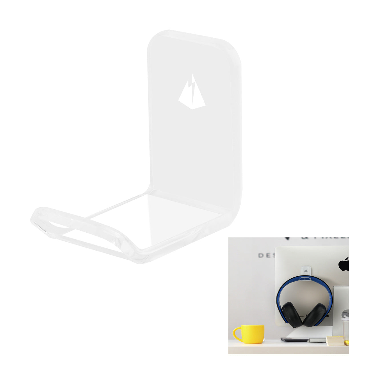 Universal Headphone Wall Mount Hanger Holder Headset Hook Stand with Strong Adhesive