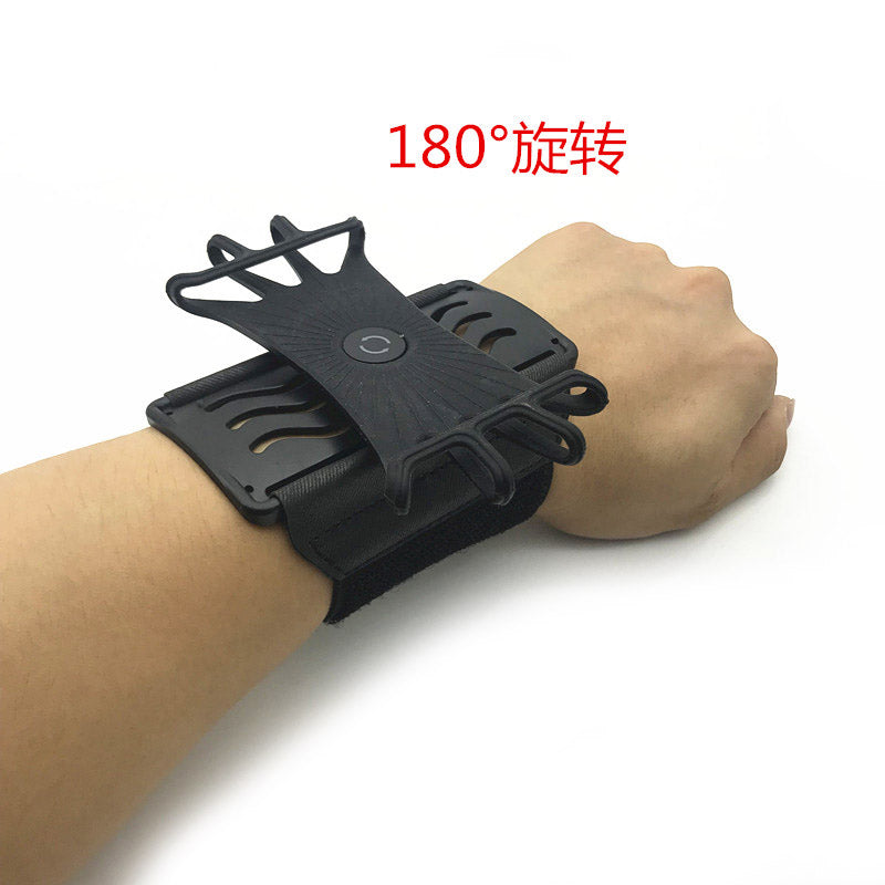 Detachable Rotatable Sports Wristband Phone Holder for Hiking Biking Walking Gym