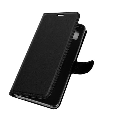 Wallet + Stand Litchi Texture Phone Protective Shell for ZTE Blade L210