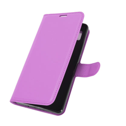 Wallet + Stand Litchi Texture Phone Protective Shell for ZTE Blade L210