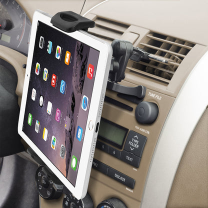 360Â° Rotation Car Air Vent Mount Telescopic Tablet Holder for 7-11inch Tablet