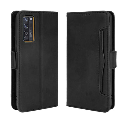 Leather Phone Wallet Design Stand Feature Protective Cover Case with Multiple Card Slots for ZTE Axon 20 5G/Axon 20 4G