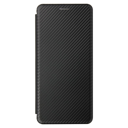 Auto-absorbed Stand Cover for ZTE Axon 20 5G (ZTE A20 5G) Carbon Fiber Texture Leather Case