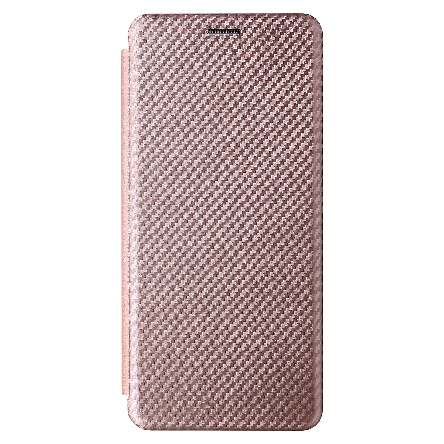 Auto-absorbed Stand Cover for ZTE Axon 20 5G (ZTE A20 5G) Carbon Fiber Texture Leather Case