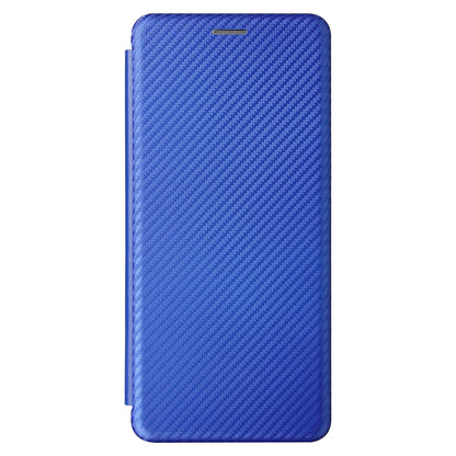 Auto-absorbed Stand Cover for ZTE Axon 20 5G (ZTE A20 5G) Carbon Fiber Texture Leather Case