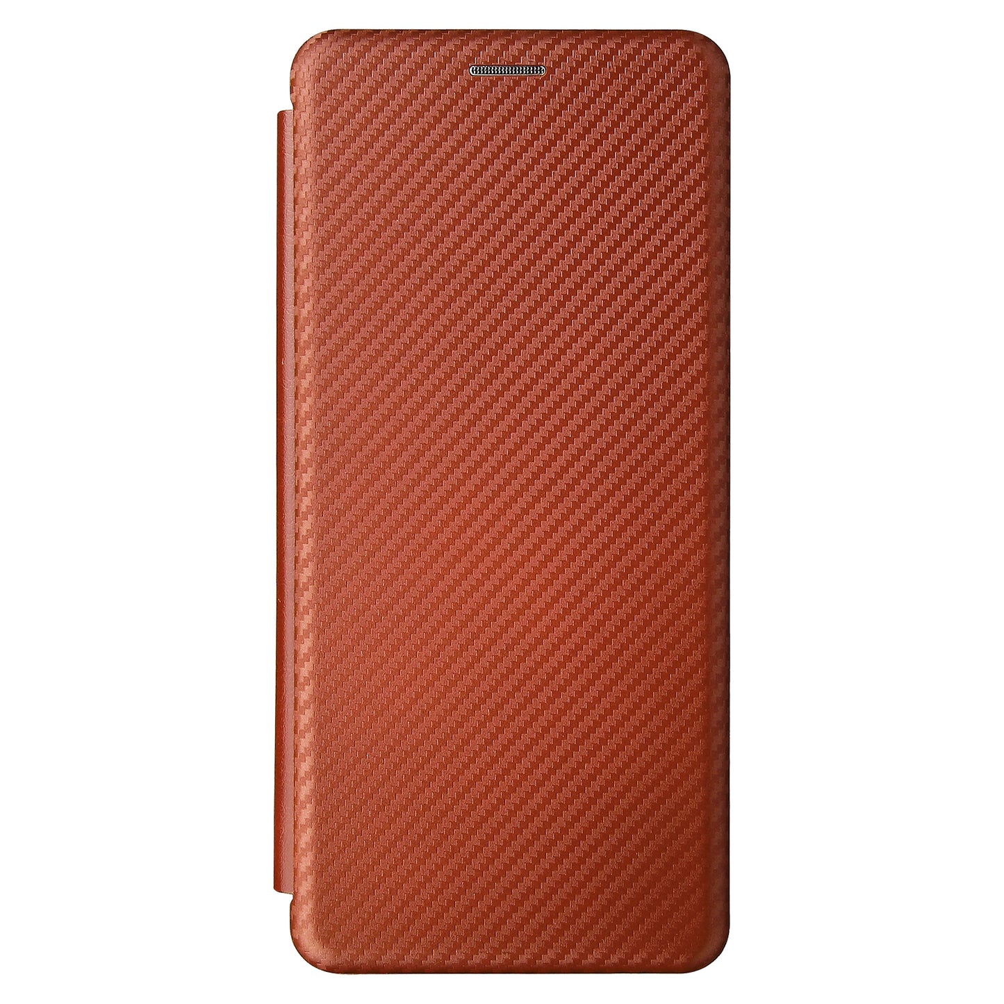 Auto-absorbed Stand Cover for ZTE Axon 20 5G (ZTE A20 5G) Carbon Fiber Texture Leather Case