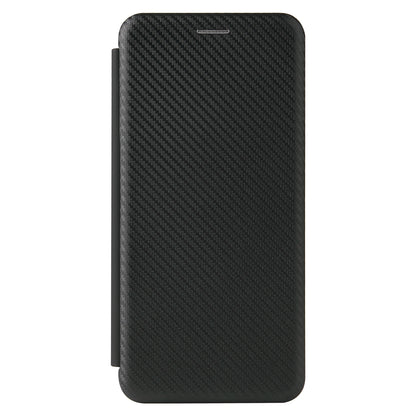 Auto-absorbed Stand Carbon Fiber Texture Leather Shell Cover for ZTE Blade A7s 2020